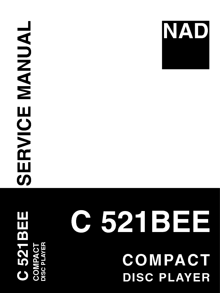 NAD C521BEE SM service manual (1st page)
