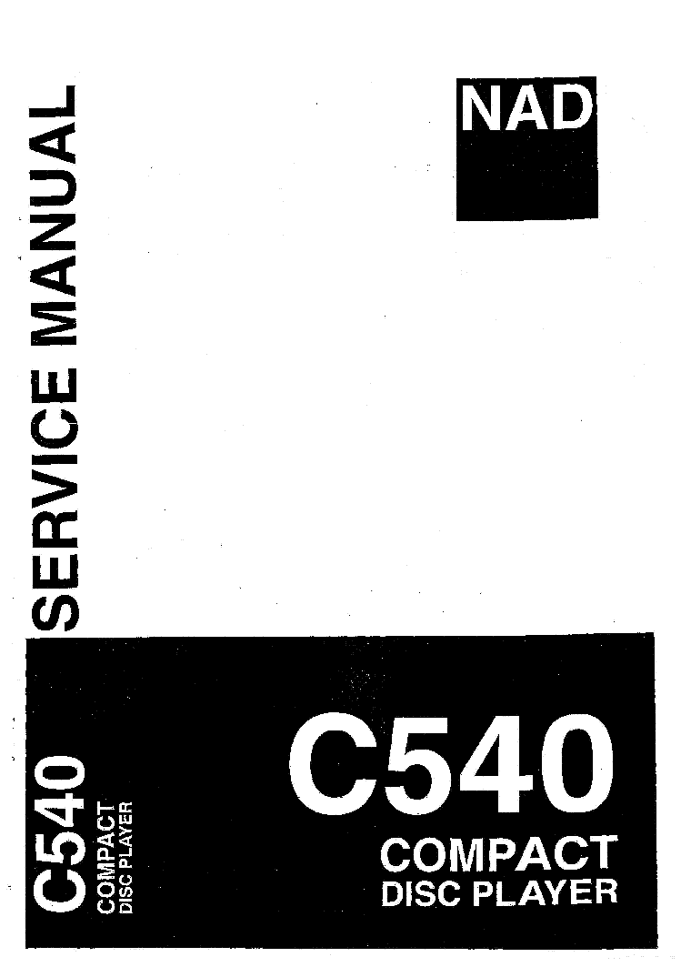 NAD C540 service manual (1st page)
