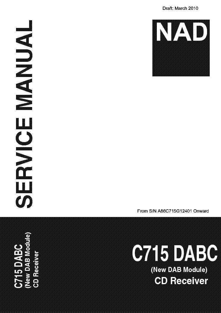 NAD C715DABC SM service manual (1st page)