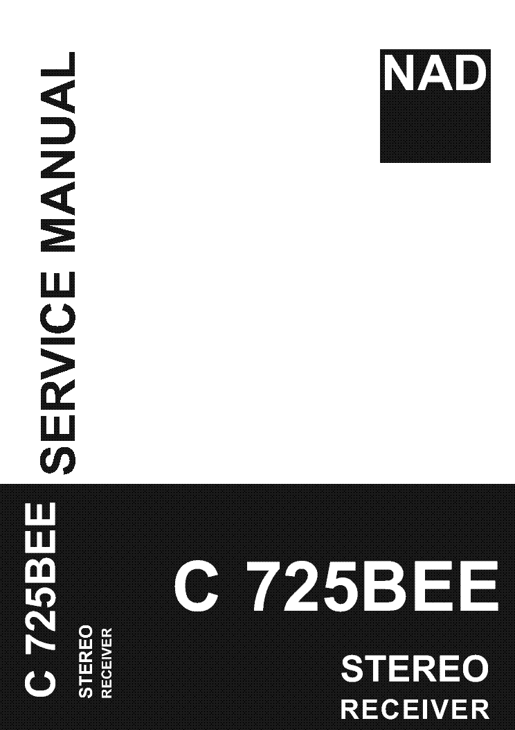 NAD C725BEE SM service manual (1st page)
