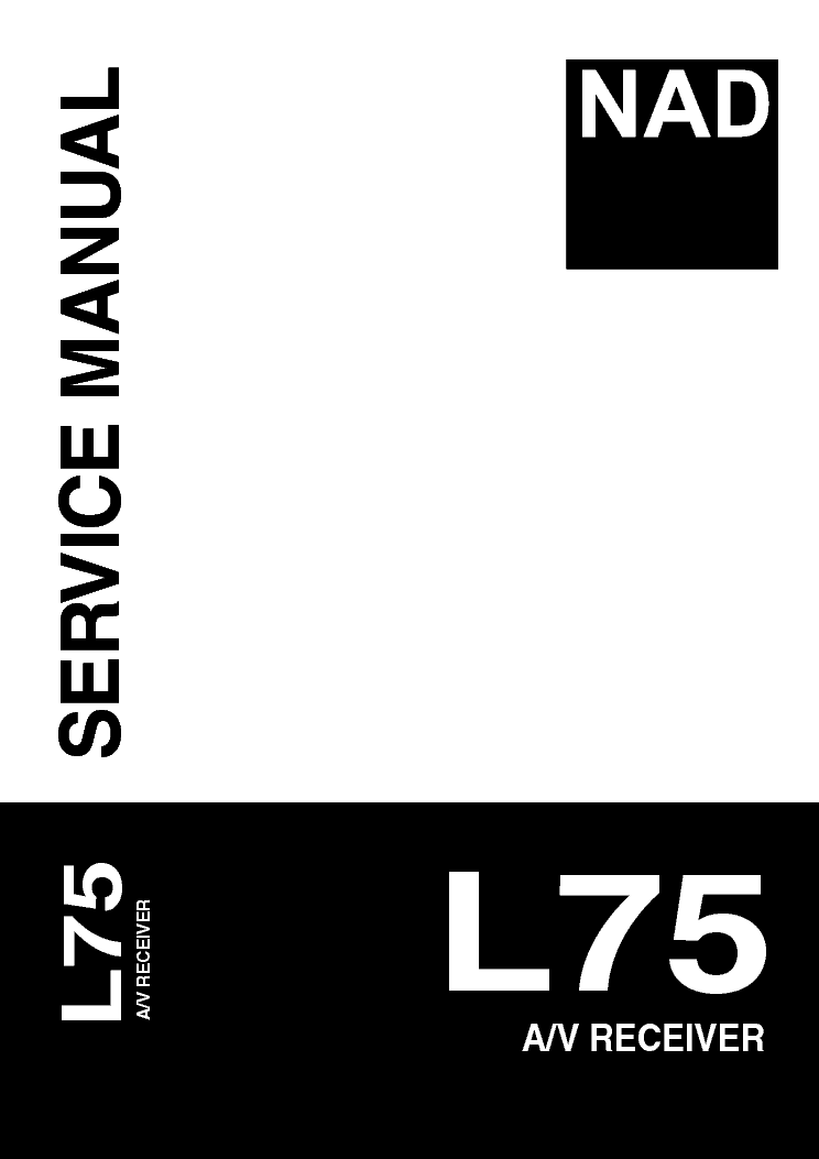 NAD L75 SM 2 service manual (1st page)