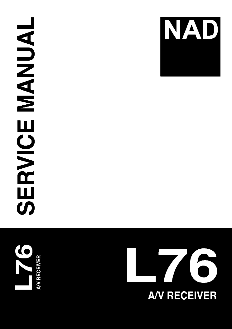 NAD L76 SM service manual (1st page)