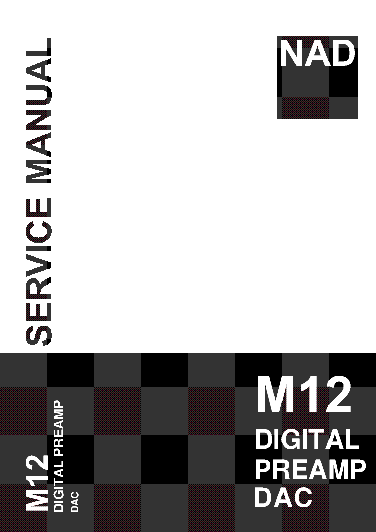 NAD M12 service manual (1st page)