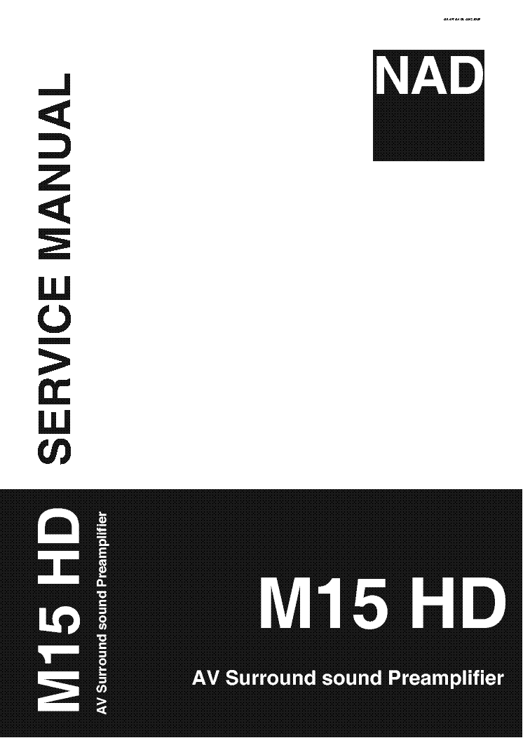 NAD M15-HD SM service manual (1st page)