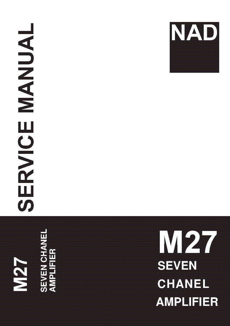 NAD M27 service manual (1st page)