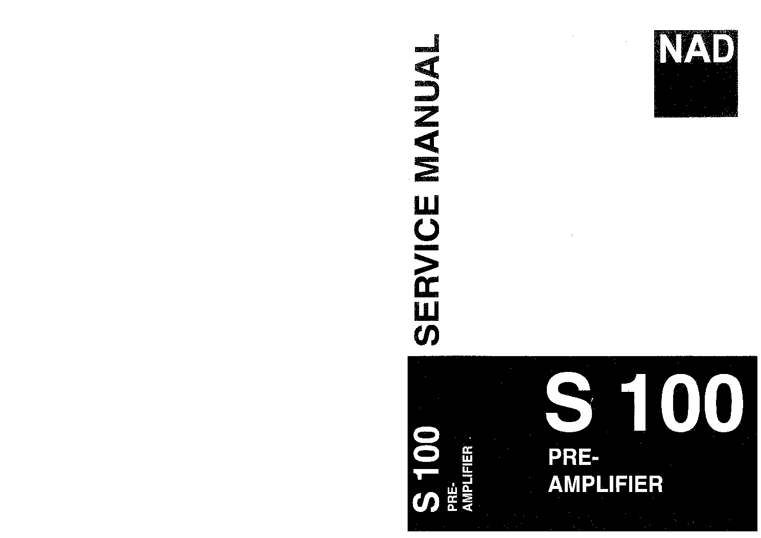 NAD S100 SM service manual (1st page)