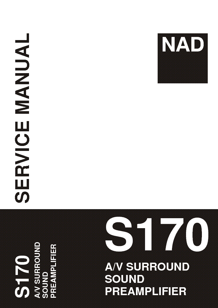 NAD S170 SM V6 service manual (1st page)