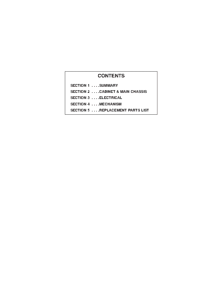 NAD T585 SM service manual (2nd page)
