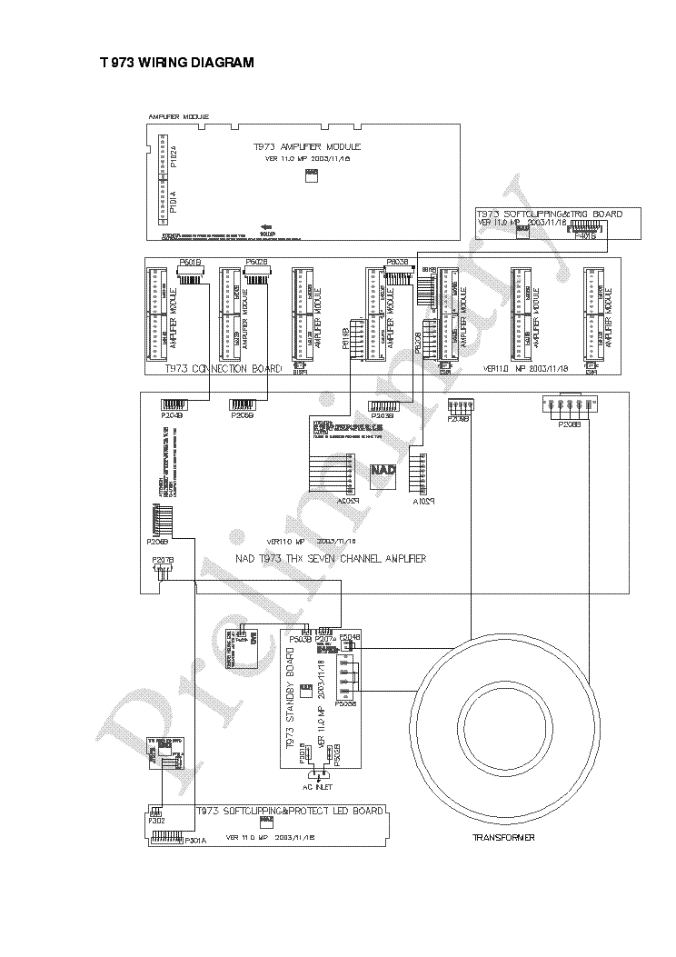 NAD T973 PARTS SCH 2 service manual (2nd page)
