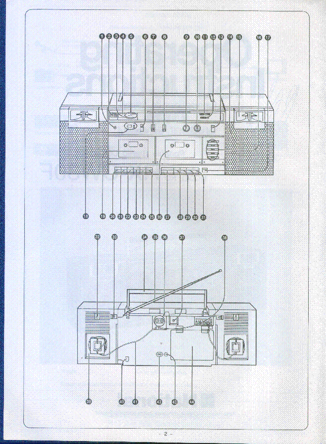 Panasonic rx cw54 схема