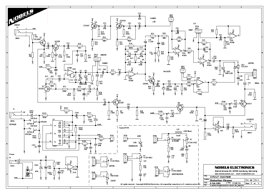 Peavey 5150 схема