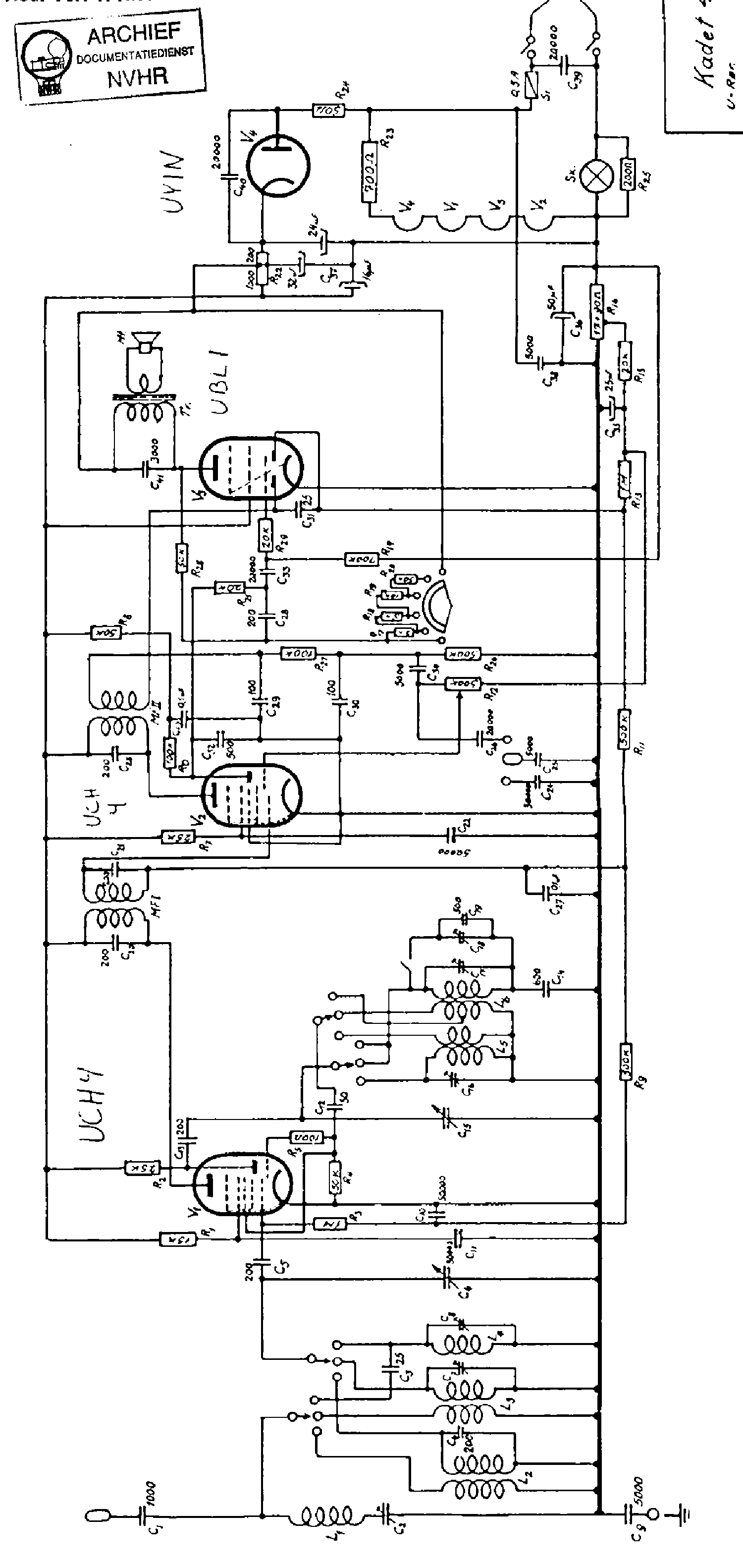 AAC KADET45 RECEIVER SCH service manual