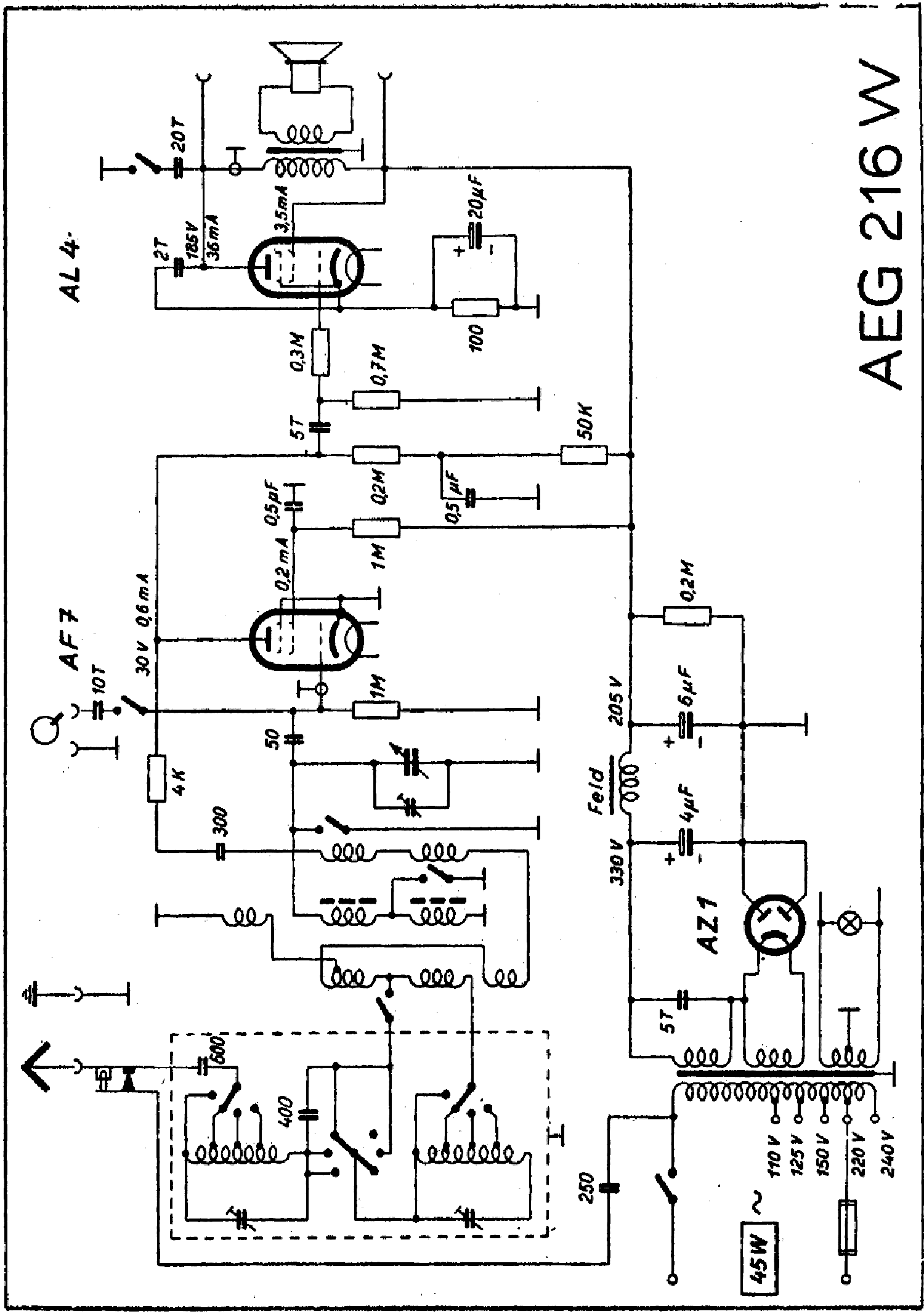 Aeg al9618 схема