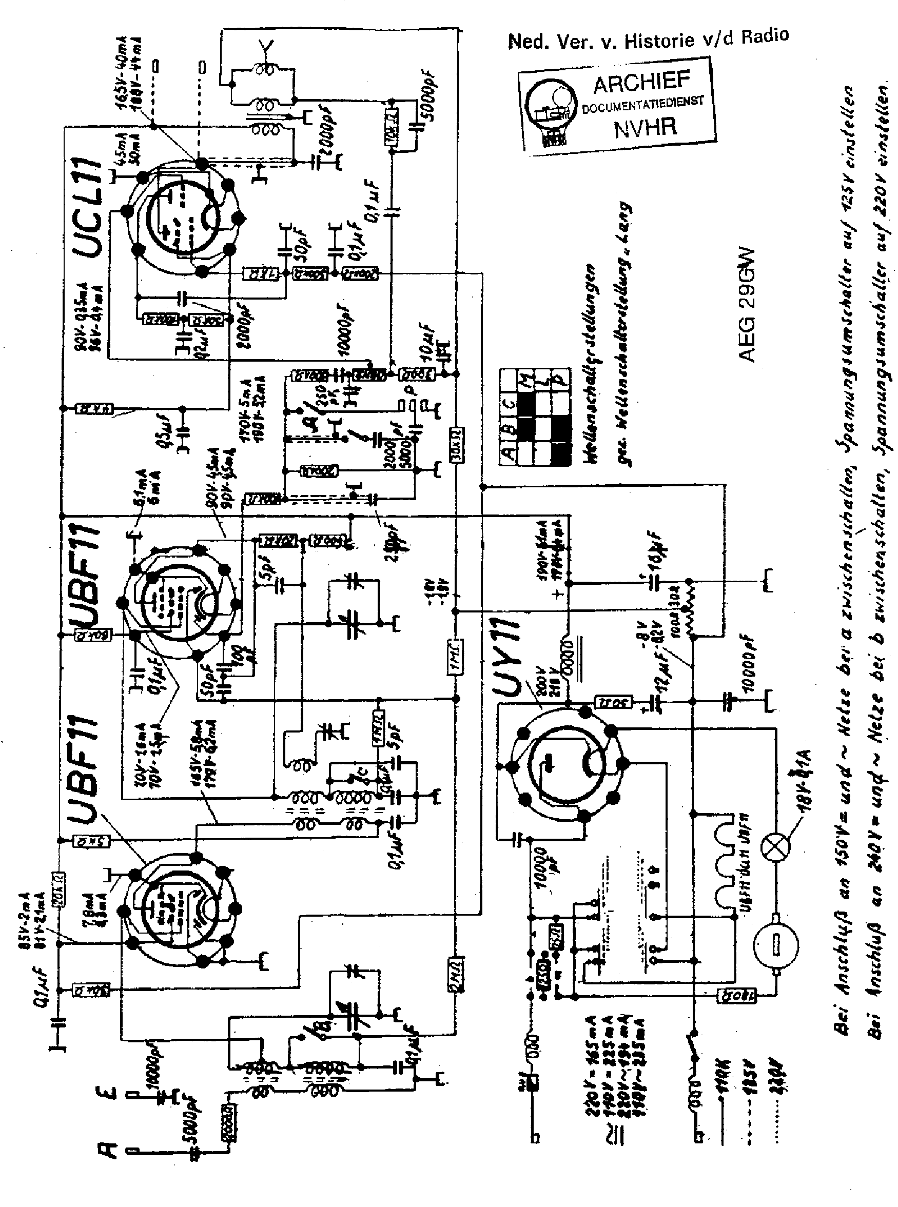 AEG 29GW RECEIVER SCH service manual