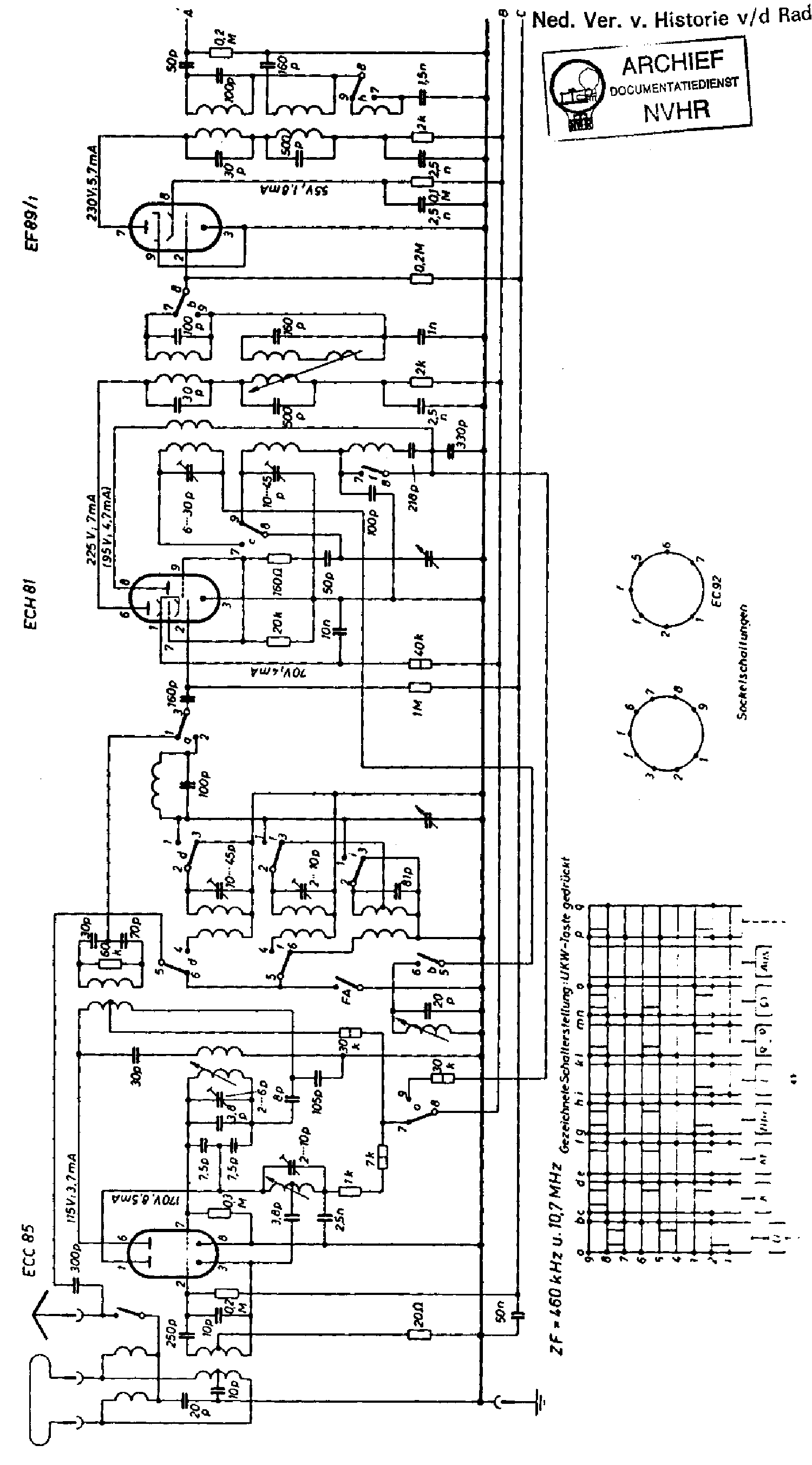 AEG 3084WD RADIO SCH service manual