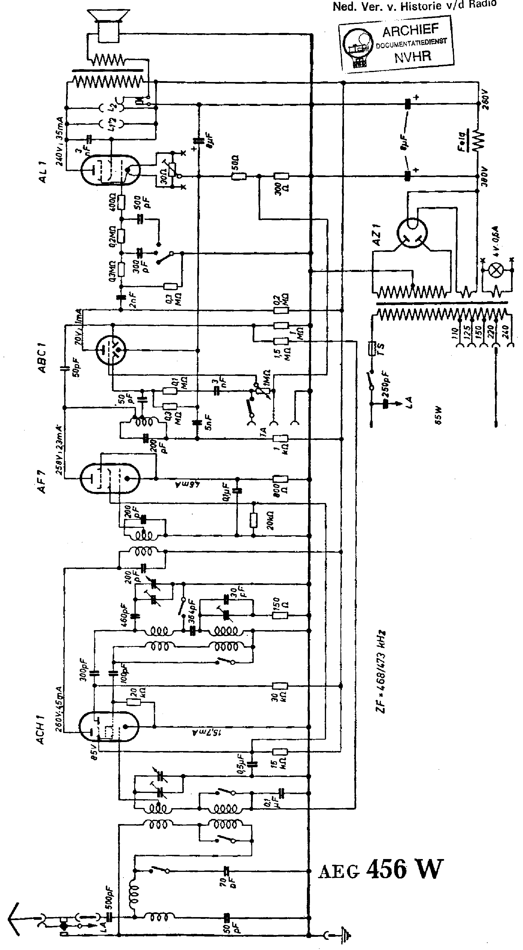 Схема aeg al18g