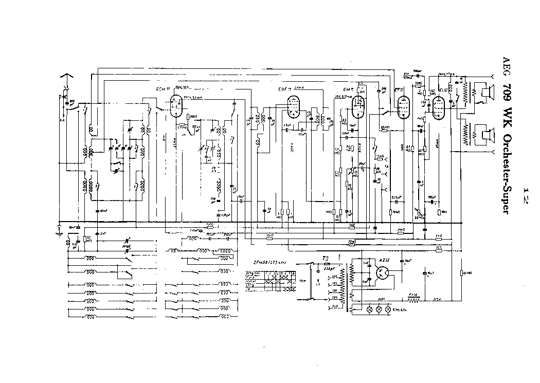 AEG 709WK ORCHESTER SUPER RADIO SCH service manual