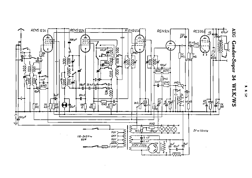 AEG GEADOR 34 WLK WS SUPER RADIO SCH service manual