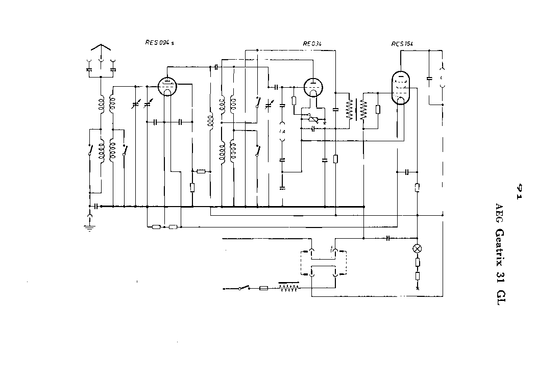 AEG GEATRIX 31 GL RADIO SCH service manual