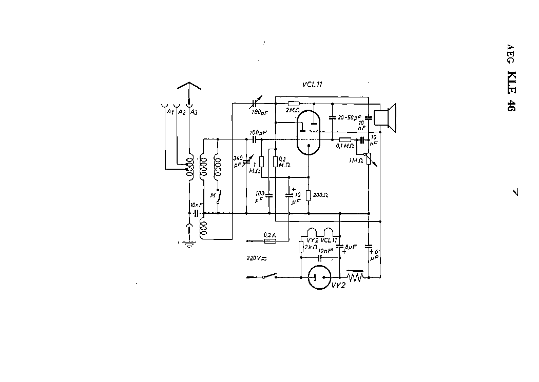 AEG KLE 46 RADIO SCH service manual