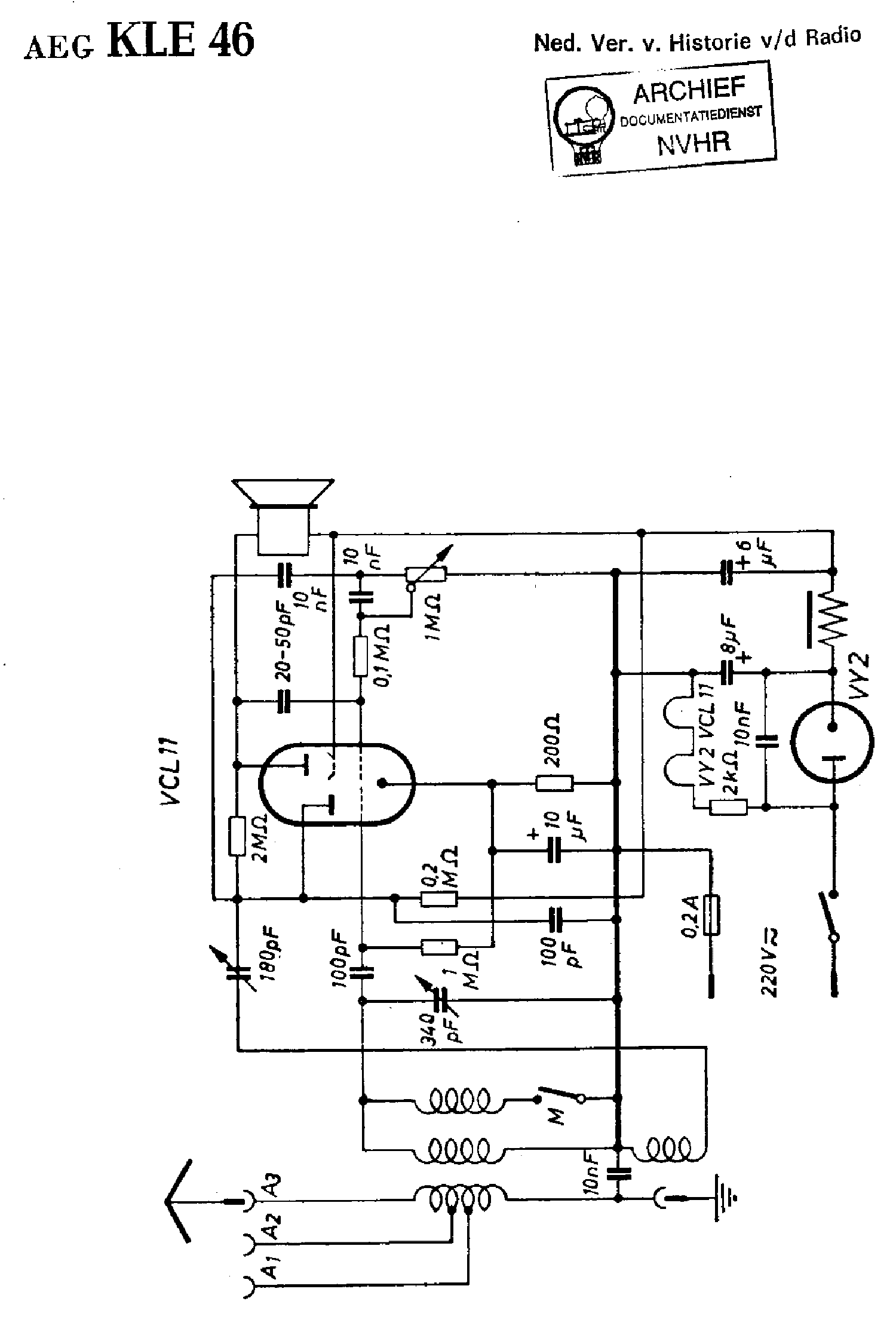 AEG KLEE46 RADIO SCH service manual