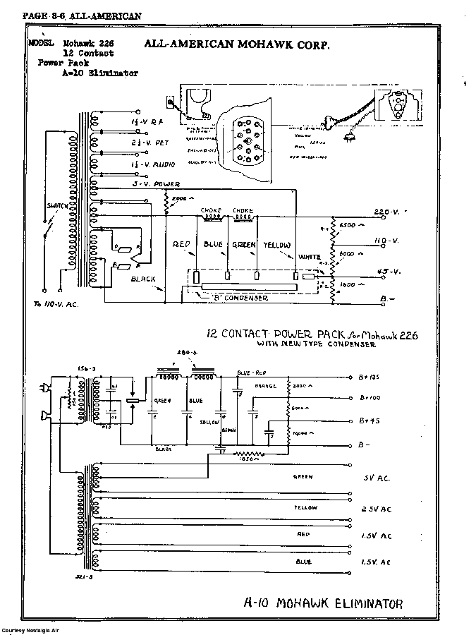 ALL AMERICAN MOHAWK MOHAWK 226 12 CONTACT SCH service manual (2nd page)