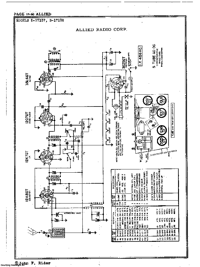 ALLIED RADIO B-17137 17138 SCH Service Manual Download, Schematics ...