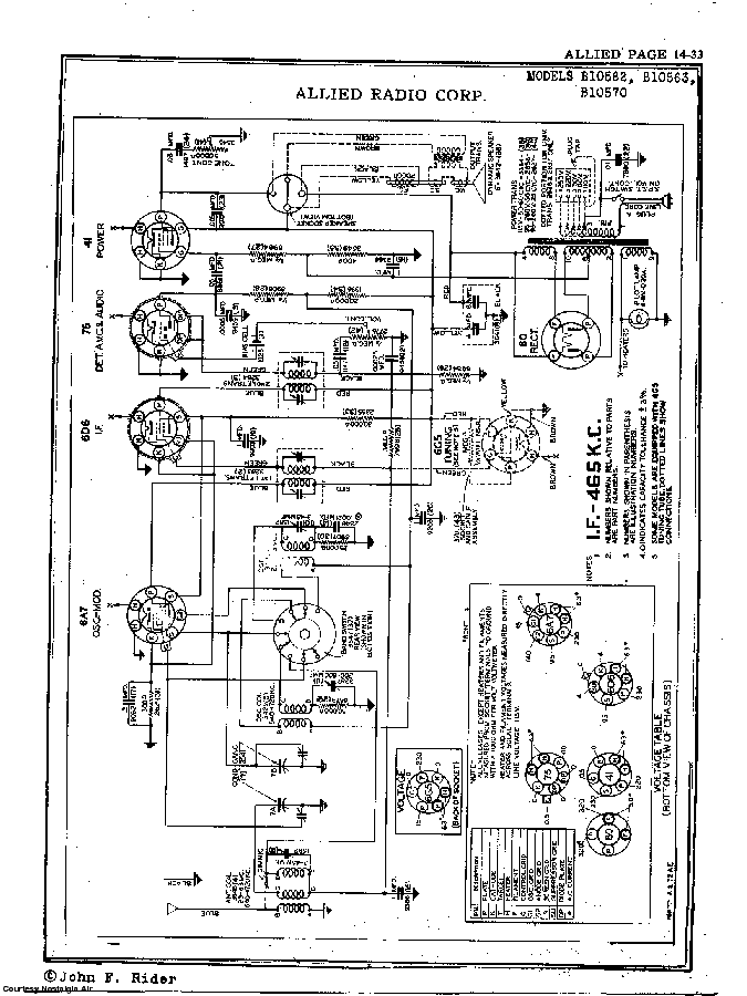 ALLIED RADIO B10562 B10570 SCH Service Manual download, schematics ...