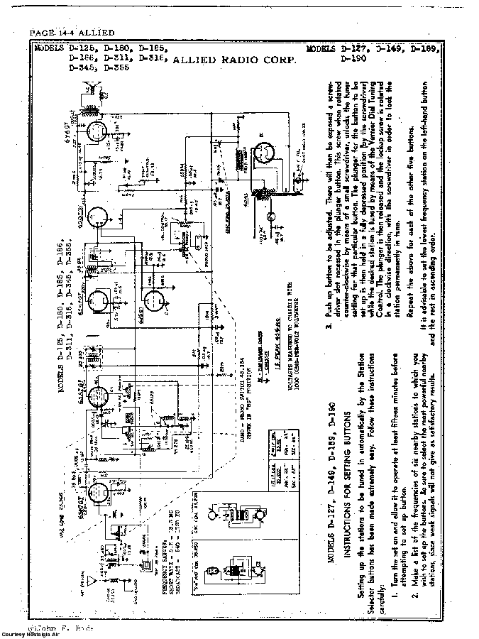 ALLIED RADIO D-189 149 SCH Service Manual download, schematics, eeprom ...