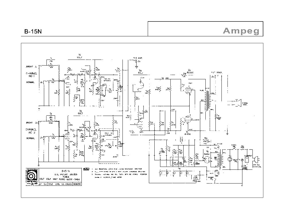 Ampeg svt схема