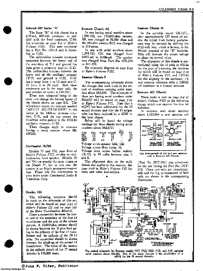 BELMONT RADIO CORP. 589, SERIES A SCH service manual (2nd page)