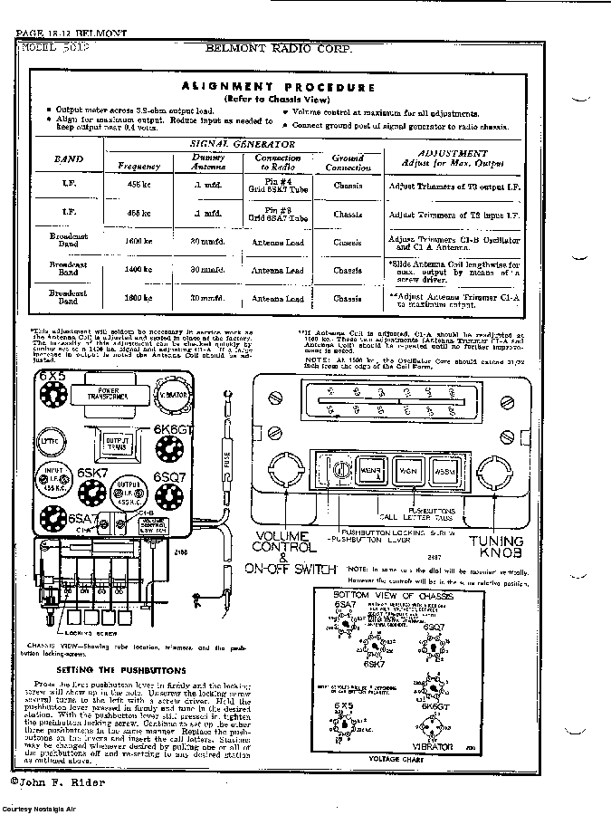BELMONT RADIO CORP. 5C12 SCH service manual (2nd page)