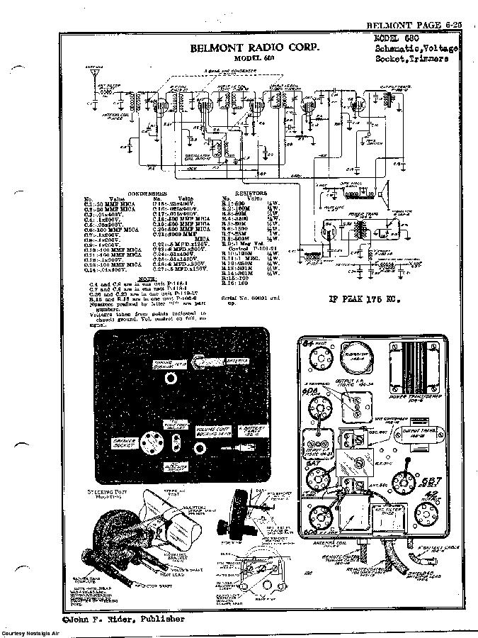 BELMONT RADIO CORP. 680 SCH service manual (2nd page)