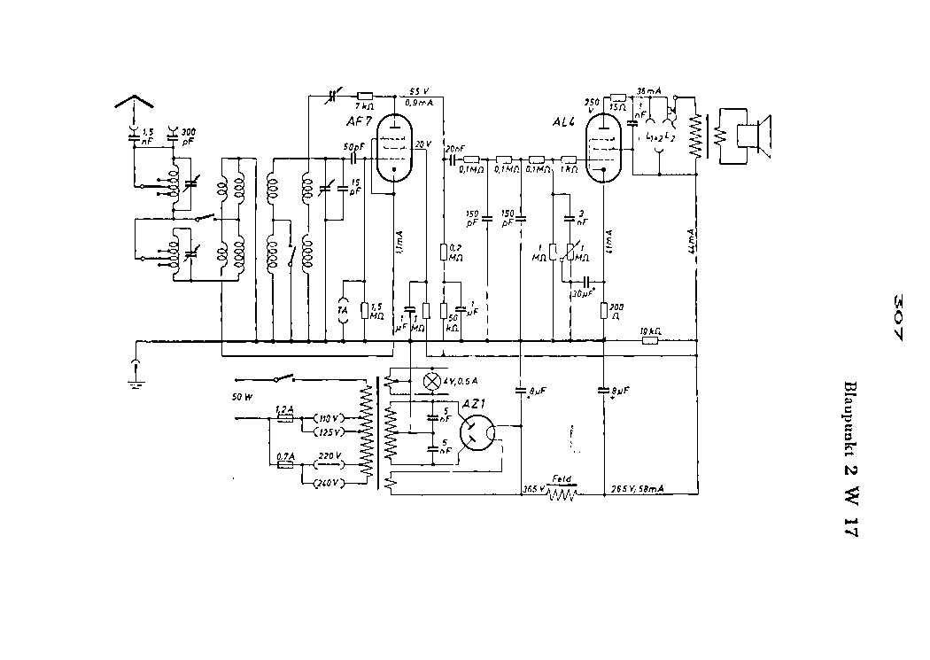 BLAUPUNKT 2W17 RADIO SCH service manual