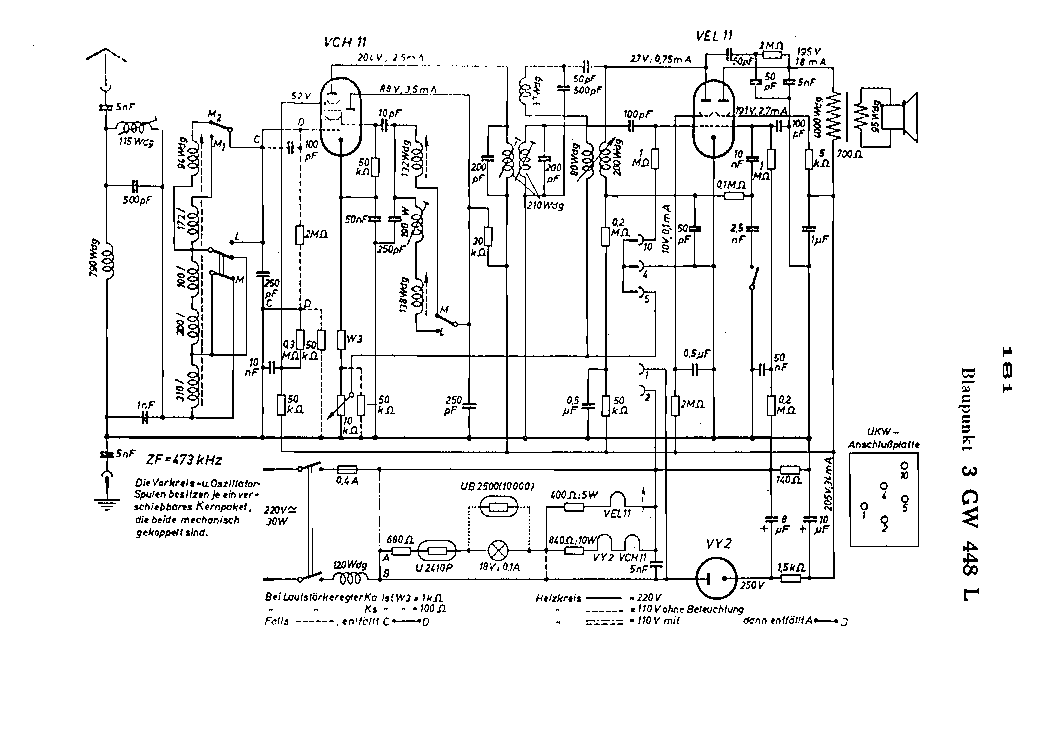 BLAUPUNKT 3GW448L RADIO SCH service manual