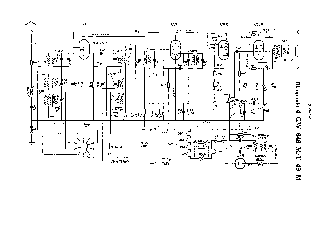 BLAUPUNKT 4GW648M T 49M ELEKTR LAUTSPR RADIO SCH service manual