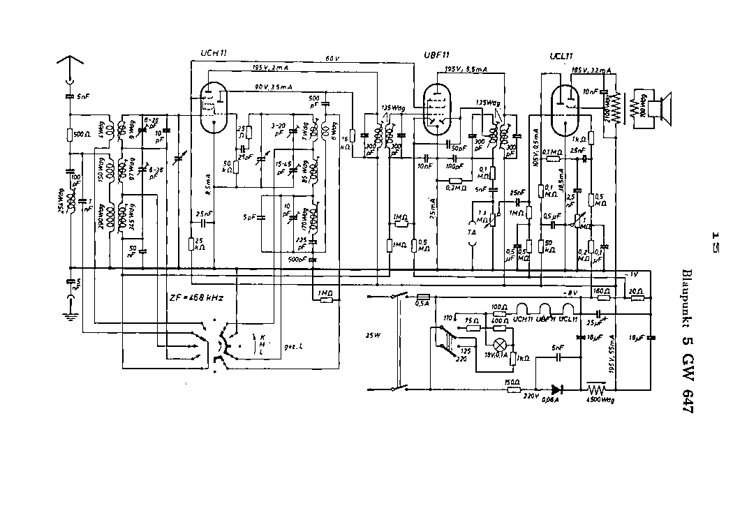 BLAUPUNKT 4W647 RADIO SCH service manual