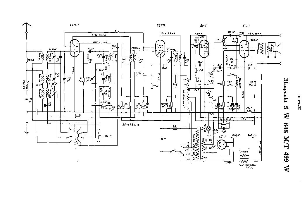 BLAUPUNKT 5W648M T499W RADIO SCH service manual