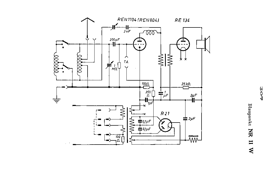 BLAUPUNKT NR II W RADIO SCH service manual