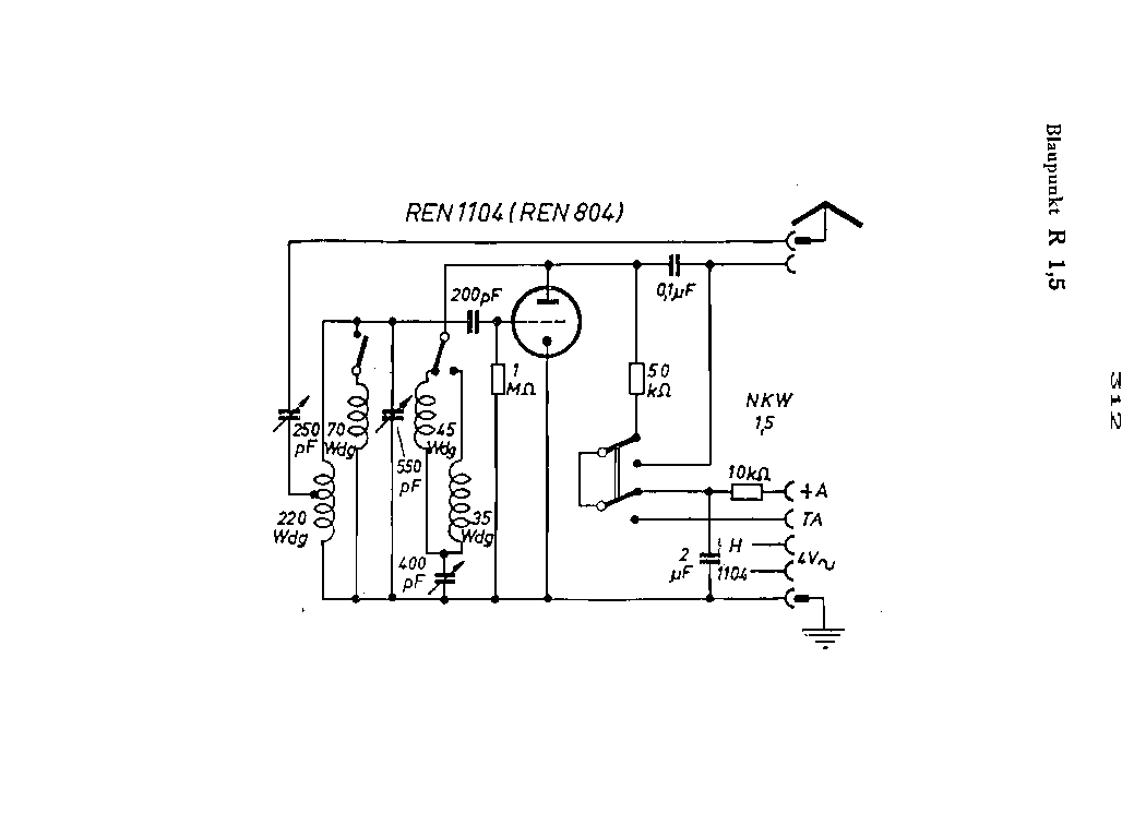 BLAUPUNKT R1 5 RADIO SCH service manual