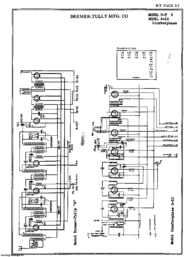 BREMER-TULLY MFG.CO. 8-12 SCH Service Manual download, schematics ...