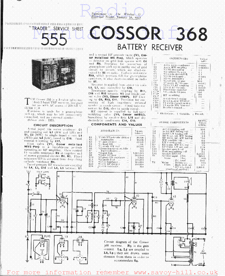 cossor-368-service-manual-download-schematics-eeprom-repair-info-for