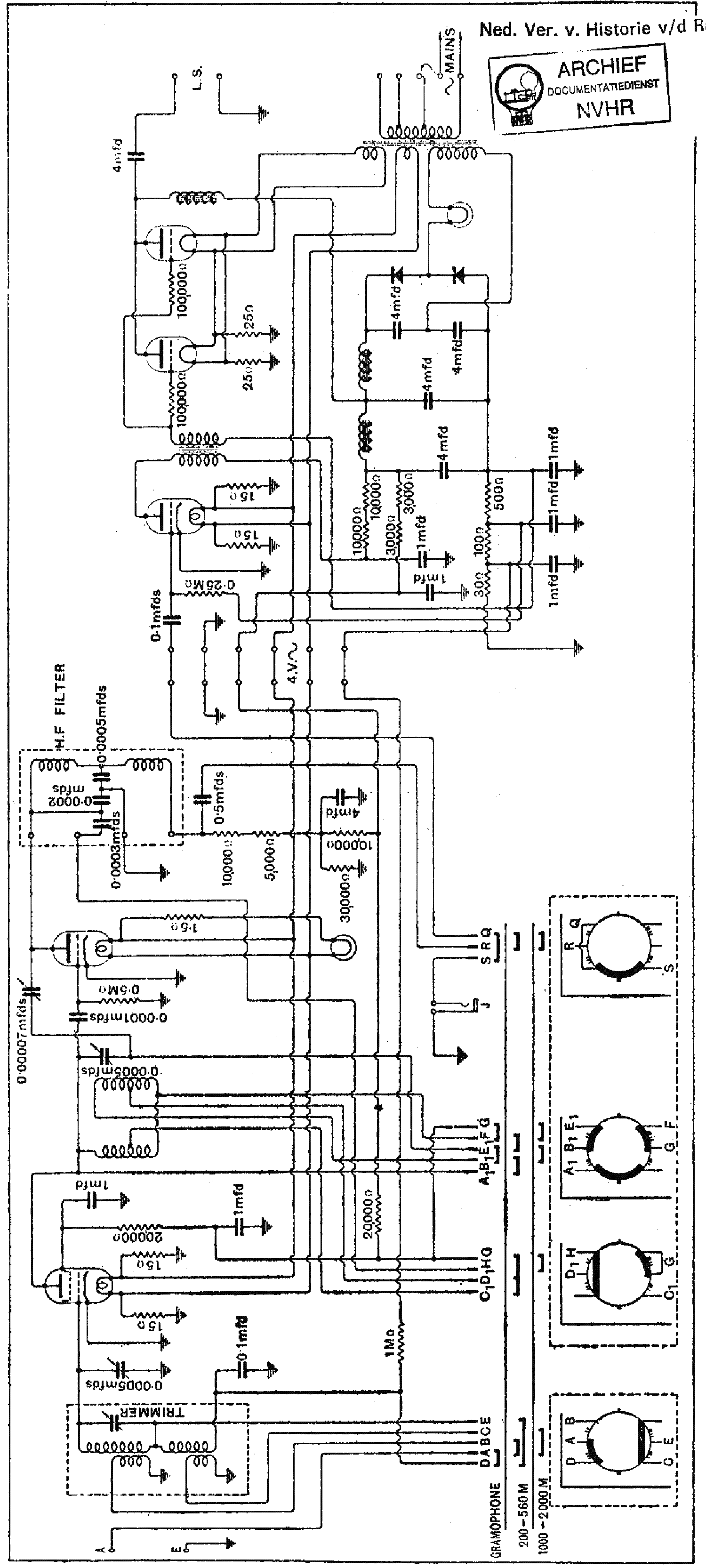 AMPLION 259 RECEIVER SCH Service Manual download, schematics, eeprom ...