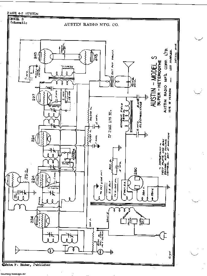 AUSTIN RADIO MFG.CO. S SCH Service Manual download, schematics, eeprom ...