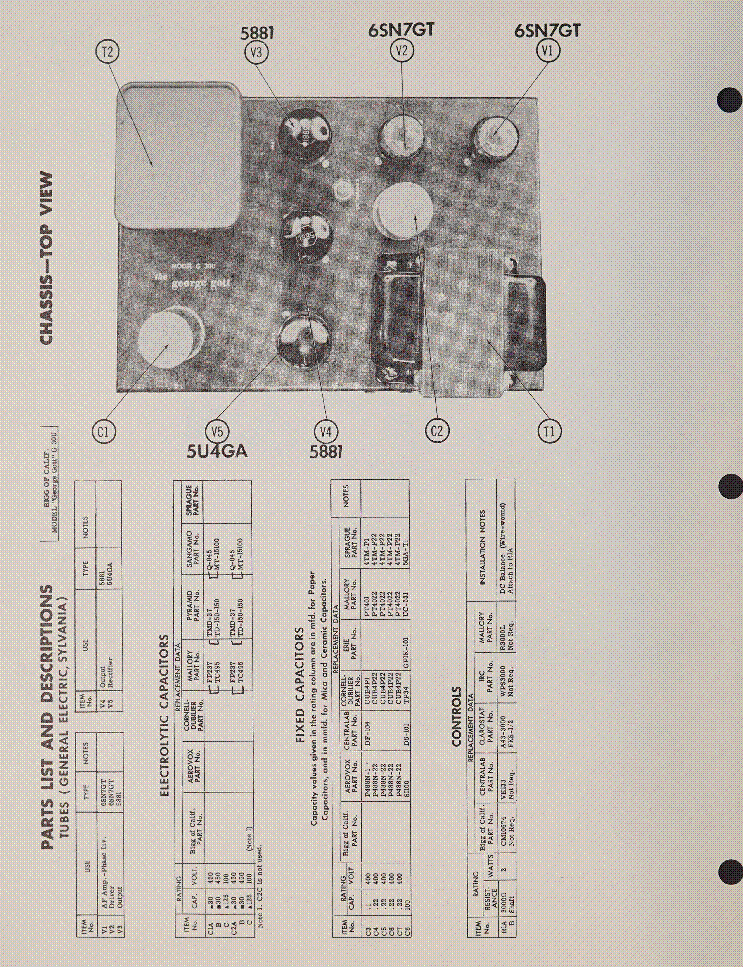BIGG OF CALIF MODEL GEORGE GOTT G 30U SM service manual (2nd page)