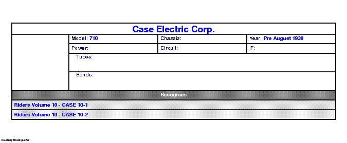 CASE ELECTRIC CORP. 710 SCH service manual