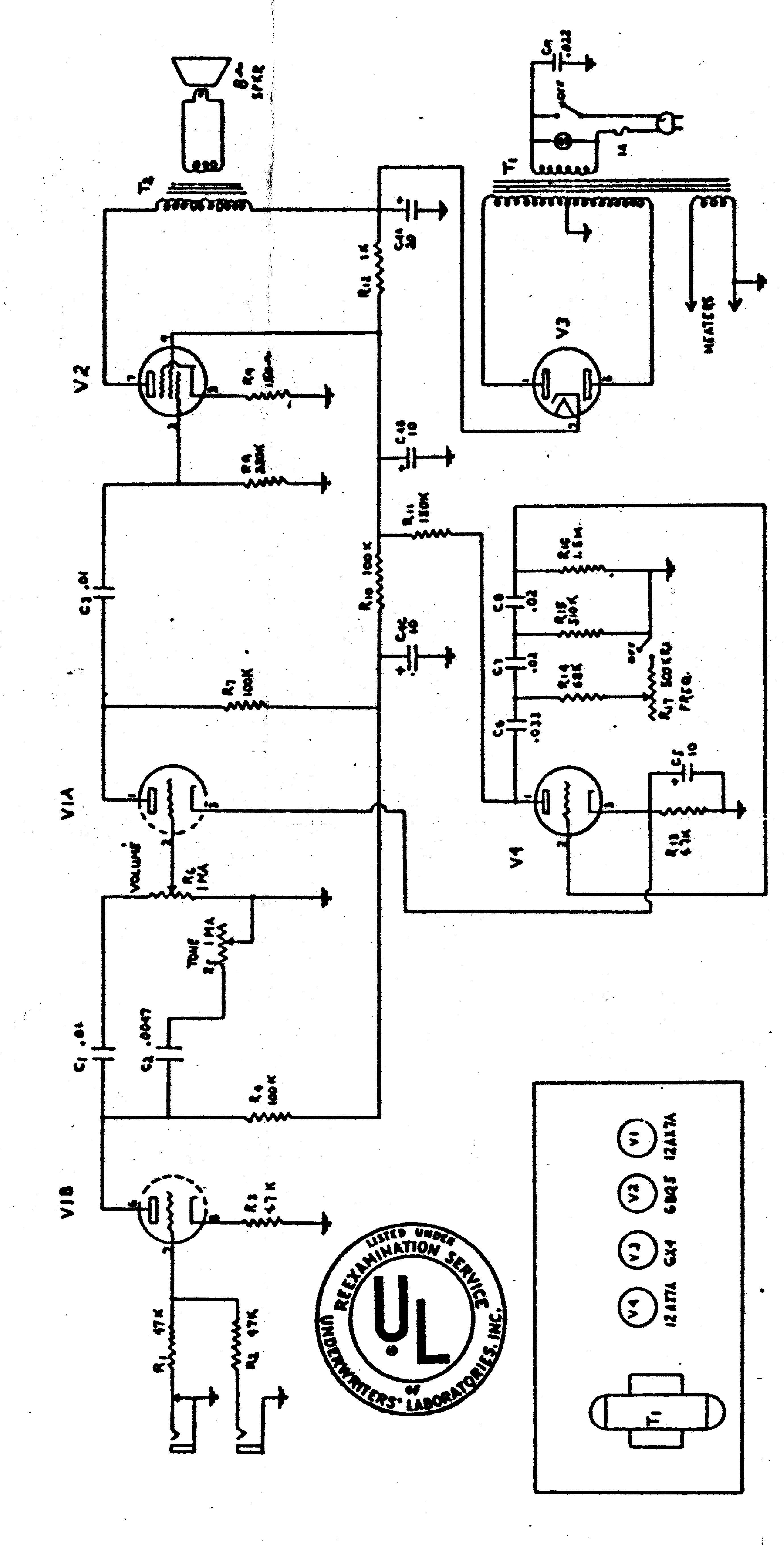 KALAMAZOO REVERB12A SCH Service Manual download, schematics, eeprom