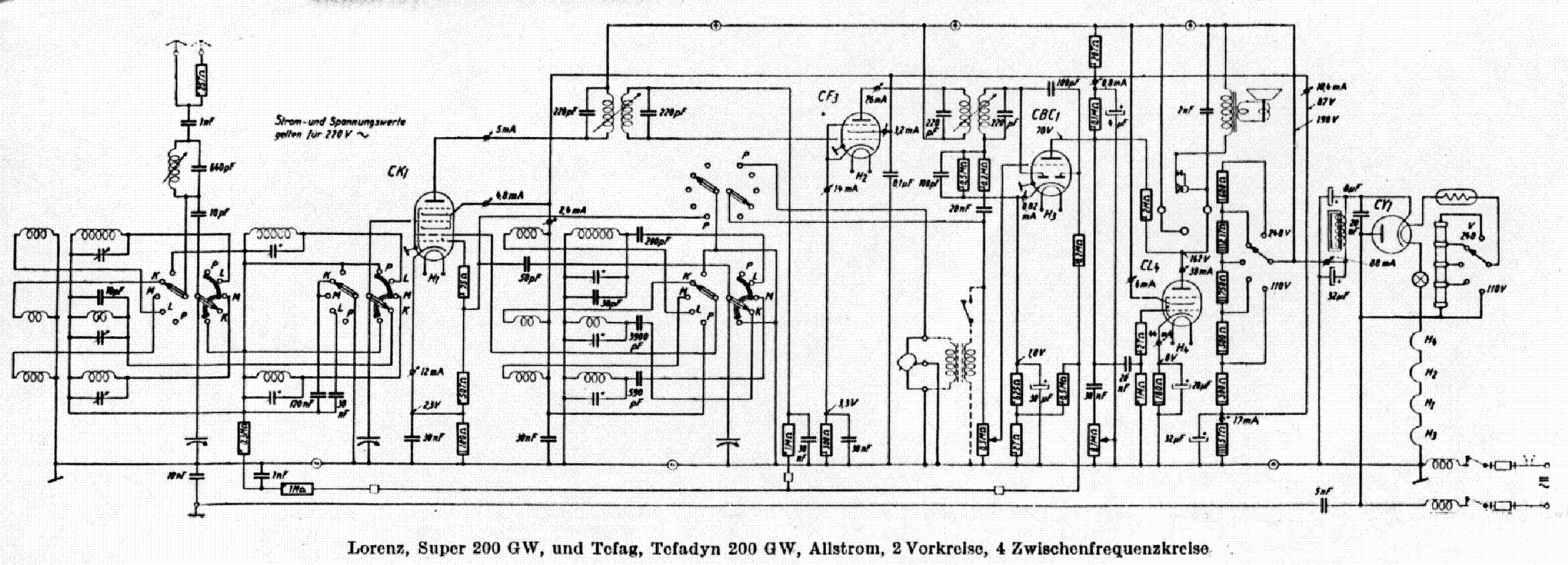 LORENZ SUPER TEFAG TEFADYN 200-GW SCH service manual