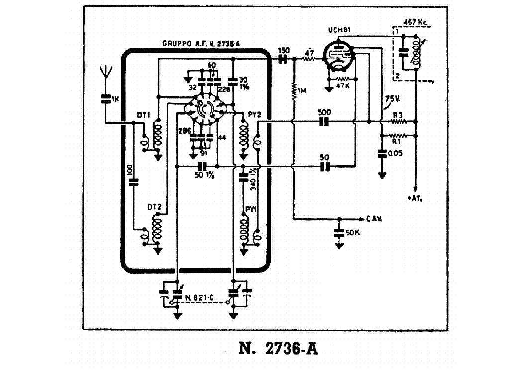 GELOSO 2736A RF UNIT SCH service manual