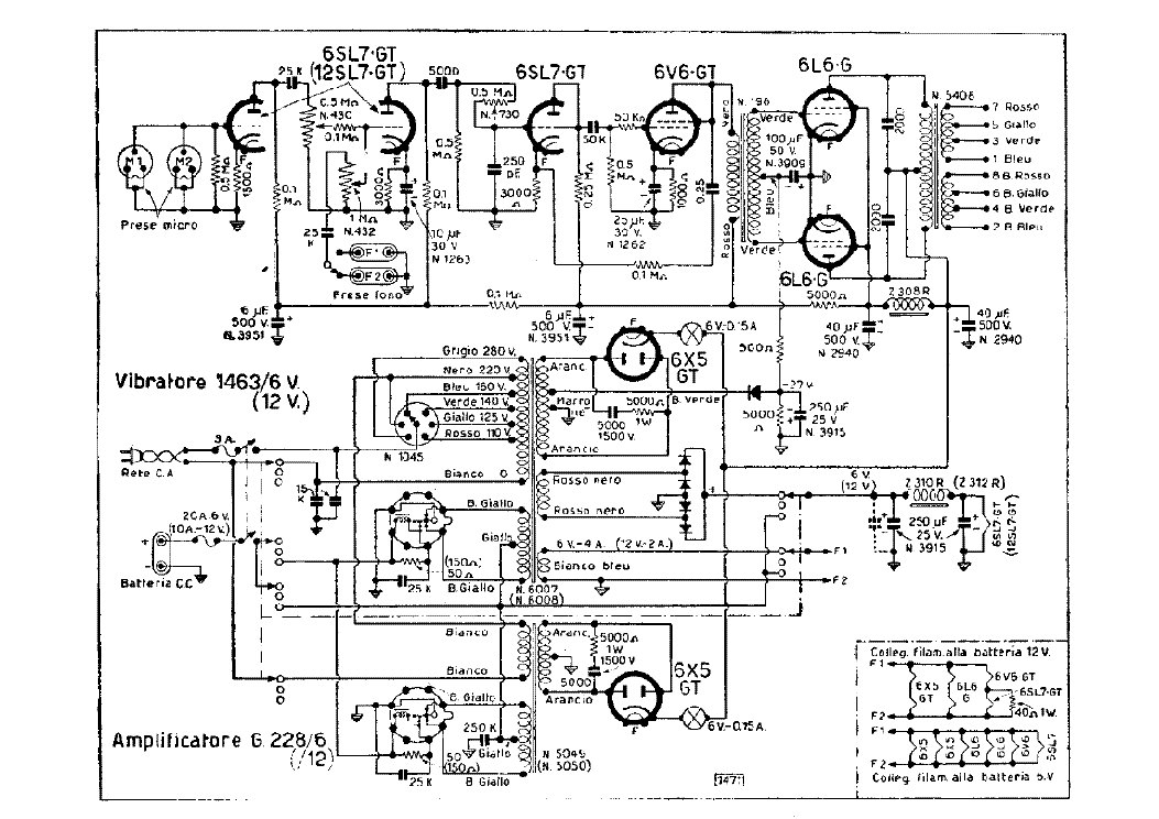 GELOSO AUDIO G228 AMPLIFIER SCH service manual